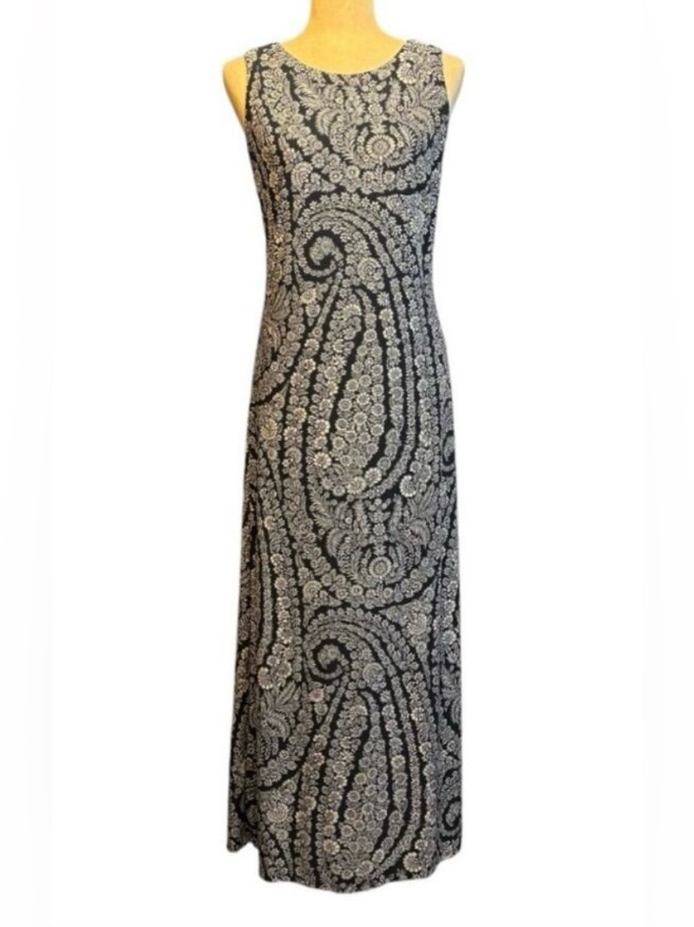 Tommy Hilfiger NWT dark navy blue floral maxi dress size 8